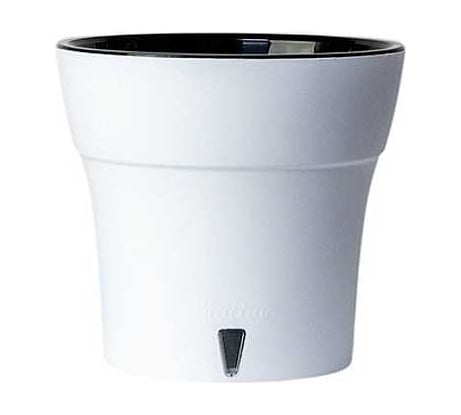 Горшок Santino ДАЛИ СОФТ 3.5 л, цвет белый/черный d195 мм, h175 мм 072209