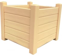 Кашпо Элластик-Пласт Прованс бежевое ЭП 78356