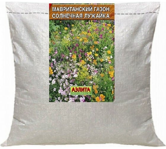 Семена Аэлита Мавританский газон Солнечная лужайка 5 кг 00-00594487