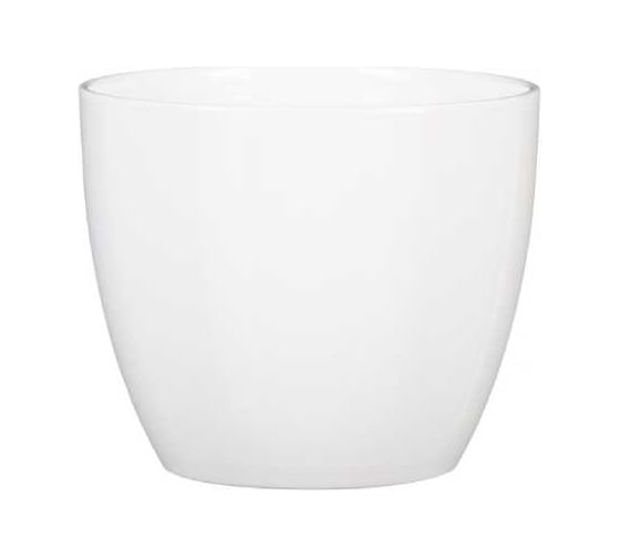 Кашпо SCHEURICH Alaska Weiss 920 керамика, d14 см, h12 см, белый 072161
