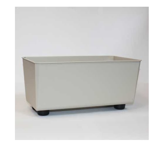 Кашпо прямоугольное на ножках LAMELA Sp.z o. 304 SAGA recycled 285 мм, 17 см, h14 см, 4л бежевый 072284 1