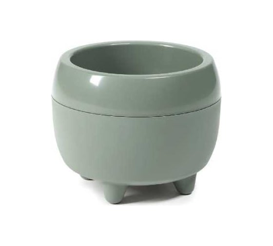 Кашпо на ножках LAMELA Sp.z o. 362 MONA recycled d30 см, серо-зеленый 072275 1