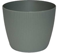 Кашпо LAMELA Sp.z o. 664 MAGNOLIA jumper recycled d11 см, h10 см, серо-зеленый 072312