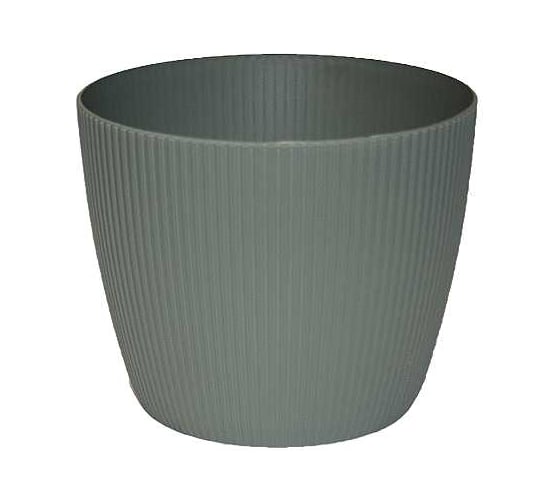 Кашпо LAMELA Sp.z o. 666 MAGNOLIA jumper recycled d16 cм, h15 см, 2 л серо-зеленый 072313