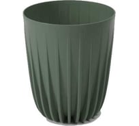 Кашпо LAMELA Sp.z o. 914 MIRA ECO recycled d25 см, h29.7 см, 6.2 л серо-зеленый 072318