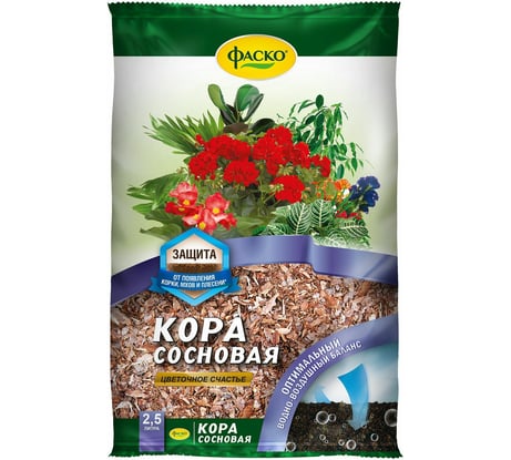 Сосновая кора Фаско Цветочное счастье 2.5 л Of000071627