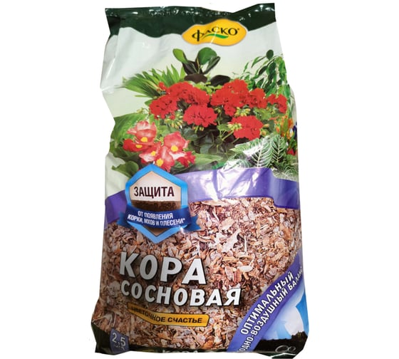 Сосновая кора Фаско Цветочное счастье 2.5 л Of000071627