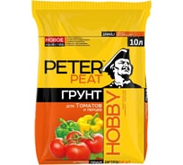 Грунт Peter Peat Hobby Для томатов и перцев 10 л Х-05-10