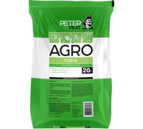 Верховой нейтрализованный торф Peter Peat AGRO 0-20 мм, 20 л А-02-20