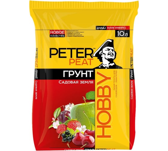 Грунт Peter Peat Hobby Садовая земля 10 л Х-01-10 1