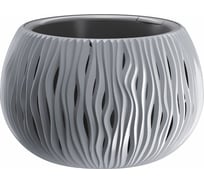 Кашпо для цветов Prosperplast SANDY BOWL серый DSK240-405U