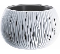 Кашпо для цветов Prosperplast SANDY BOWL белый DSK480-S449
