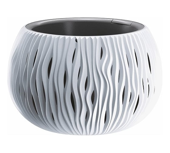 Кашпо для цветов Prosperplast SANDY BOWL белый DSK480-S449 1