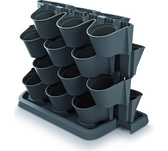 Вертикальный сад Prosperplast CASCADE GARDEN чёрный IO2W600S-S433