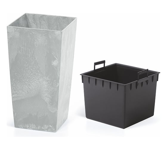 Кашпо для цветов Prosperplast URBI SQUARE BETON бетон DURS325B-422U