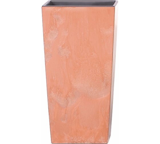 Кашпо для цветов Prosperplast URBI SQUARE EFFECT терракот DURS325E-R624 1