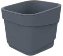 Горшок для цветов фактурный Полимербыт Hills 2.2 л, d155 мм, h145.5 мм, серый 439740500