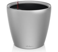 Кашпо Lechuza Classico LS Complete Серебристый металлик D22xH20 см 16028
