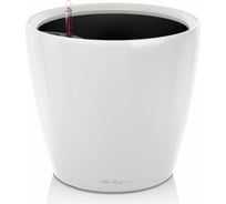 Кашпо Lechuza Classico LS Complete Белый блестящий D22xH20 см 16020