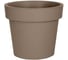 Кашпо Ola Dom LOFT пластик, 28 л, мокко, d395 cm, d395 cm, h345 мм 071230 1