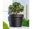 Кашпо Ola Dom LOFT пластик, 50 л, антрацит, d477 cm, d477 cm, h415 мм 071232 4