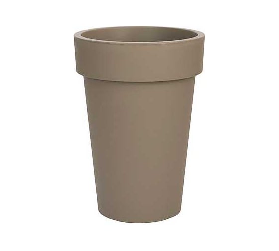 Кашпо Ola Dom LOFT LONG пластик, 120 л, мокко, d563 cm, d563 cm, h750 мм 071242 1