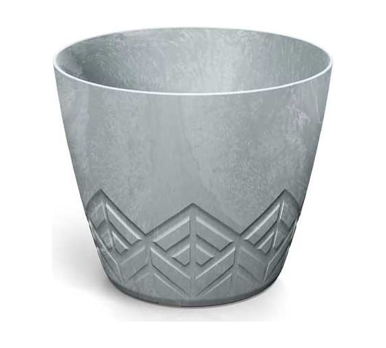 Кашпо Prosperplast DARE120E 422U Areco Beton Effect d 12 см, h 10 см, 800 мл, бетон 072374