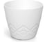 Кашпо Prosperplast DARE120 S449 Areco d 12 см, h 10 см, 800 мл, белый 072367 1