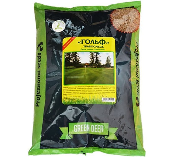 Семена газона Green Deer Элит Гольф 1 кг 4620766502455 1