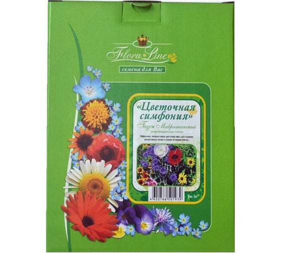 Мавританский газон Green Deer Флора-Лайн Цветочная симфония 1 кг 4620766501939 1