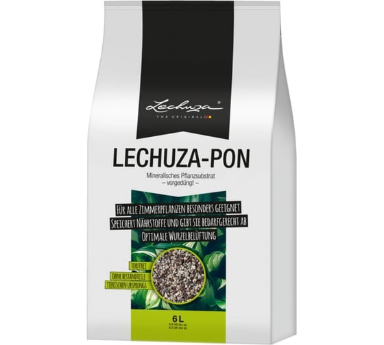 Субстрат для растений Lechuza Pon 6 л 19561 1