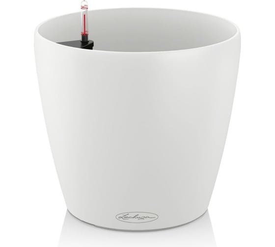 Кашпо Lechuza Classico Color Complete Белый D21.5xH20.5 см 13170