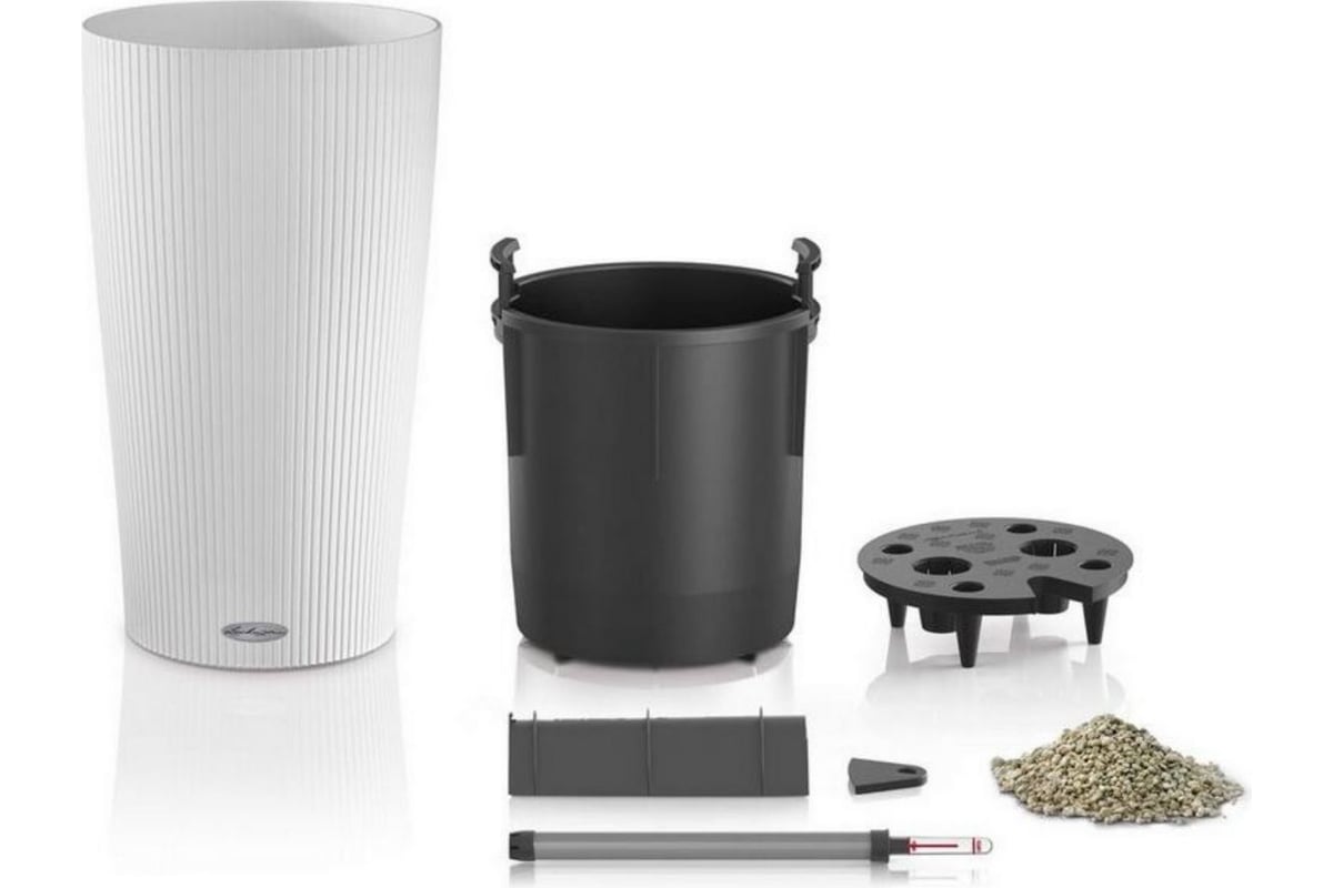 LECHUZA DIAMANTE Premium wit hoogglans 15700