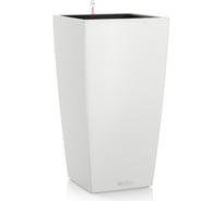 Кашпо Lechuza Cubico Color Complete Белый 40x40xH75 см 13150