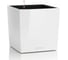 Кашпо Lechuza Cube Premium Complete Белый блестящий 40x40xH40 см 16360 1