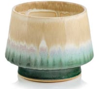 Кашпо SCHEURICH керамика Vintage d15 см h13 см бежевый зеленый 071168