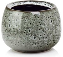 Кашпо SCHEURICH керамика Vintage d17 см h13 см серо синий 071448