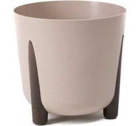 Кашпо на ножках LAMELA Sp.z o. 214 FRIDA ECO coffee d18; h18 см 3.3 л кофе latte 071097