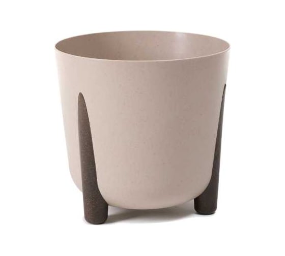 Кашпо на ножках LAMELA Sp.z o. 214 FRIDA ECO coffee d18; h18 см 3.3 л кофе latte 071097
