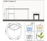 Кашпо Lechuza Cube Cottage Complete Белый 39x39xH40 см 15380 4
