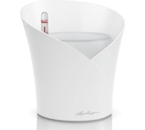Кашпо Lechuza Orchidea Complete Белый матовый 18х18х20 см 13960