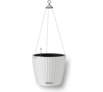 Кашпо Lechuza Nido Cottage Complete Белый D27xH23 см 15190