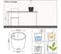 Кашпо Lechuza Nido Cottage Complete Белый D27xH23 см 15190 4