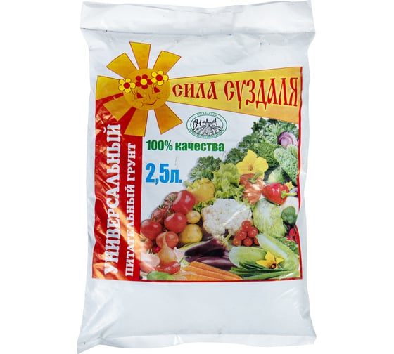 Универсальный грунт Сила Суздаля 2.5 л PGU0025 1