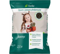 Плодородный грунт Лама Торф Florika Кактус-Алоэ 2.5 л 001-GR-FL-001274-2 4680010311318
