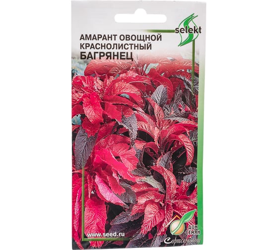 Амарант овощной краснолистный Дом Семян Багрянец 26401