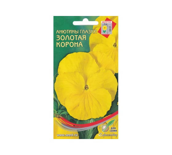 Анютины глазки Дом Семян Золотая корона 41844