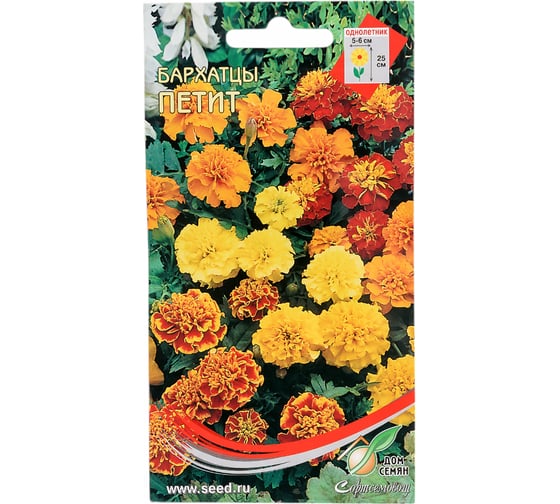 Бархатцы (тагетес) отклоненные Дом Семян Петит 42649 1