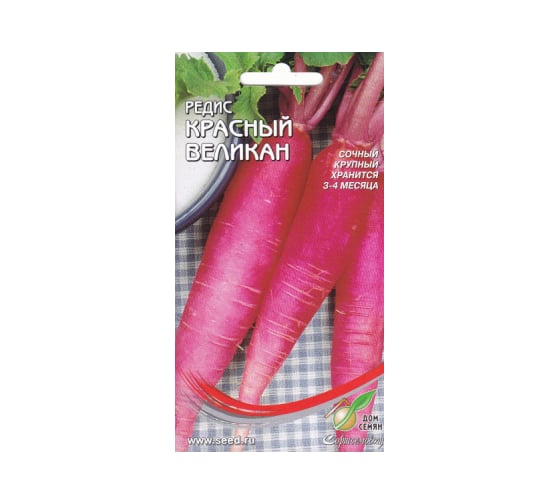 Редис Дом Семян Красный Великан 12385