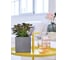 Кашпо Lechuza Canto Stone Complete Графитовый черный 14x14xH13.5 см 13472 6